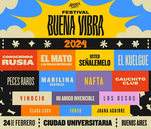 Ciudad Universitaria recibe al Festival Buena Vibra con artistas que se unen para darle fuerza a un evento generacional nico